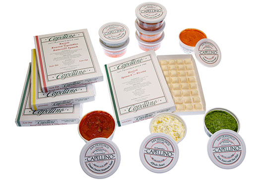 A product shot for Capellino Pasta.