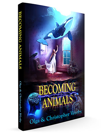 Book Mockup for “Becoming Animals”