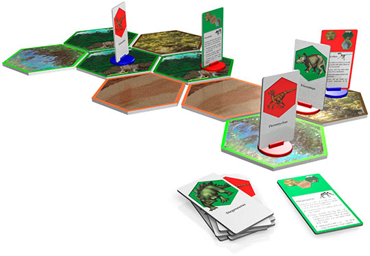 Dinosauria Board Rendering