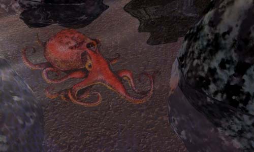 An octopus from the Field Trip into the Sea product.