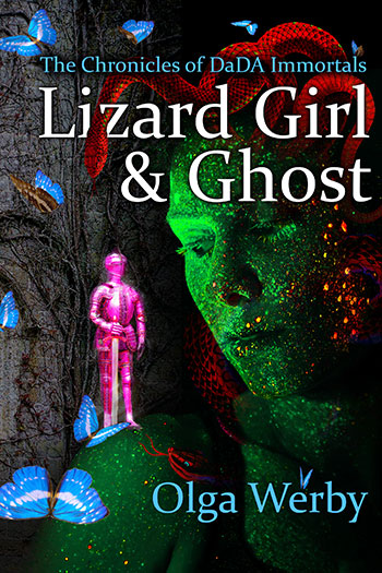 Book Cover for “Lizard Girl & Ghost”