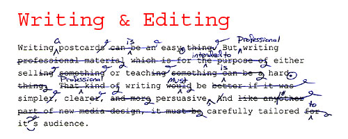 Writing and Editing