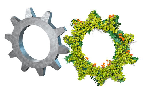 Logo for World Environment Day—Technology and Nature