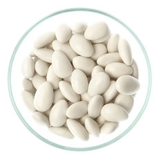 White Jordon Almonds